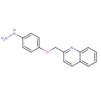 136694-19-4 [4-(quinolin-2-ylmethoxy)phenyl]hydrazine chemical structure