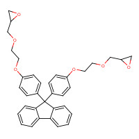 259881-39-5 2-[2-[4-[9-[4-[2-(oxiran-2-ylmethoxy)ethoxy]phenyl]fluoren-9-yl]phenoxy]ethoxymethyl]oxirane chemical structure