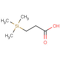 5683-30-7 3-trimethylsilylpropanoic acid chemical structure