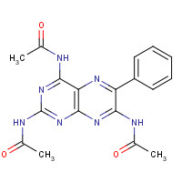 392721-60-7 N-(2,7-diacetamido-6-phenylpteridin-4-yl)acetamide chemical structure