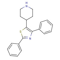 1352278-01-3 2,4-diphenyl-5-piperidin-4-yl-1,3-thiazole chemical structure