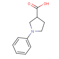 933709-26-3 1-phenylpyrrolidine-3-carboxylic acid chemical structure