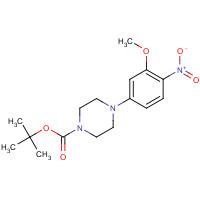 1017782-79-4 tert-butyl 4-(3-methoxy-4-nitrophenyl)piperazine-1-carboxylate chemical structure