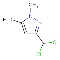 1195616-39-7 3-(dichloromethyl)-1,5-dimethylpyrazole chemical structure