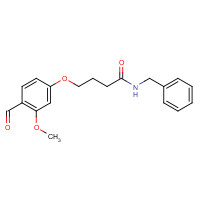 853994-50-0 N-benzyl-4-(4-formyl-3-methoxyphenoxy)butanamide chemical structure