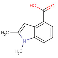 1334305-02-0 1,2-dimethylindole-4-carboxylic acid chemical structure
