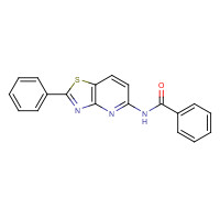 52334-39-1 N-(2-phenyl-[1,3]thiazolo[4,5-b]pyridin-5-yl)benzamide chemical structure