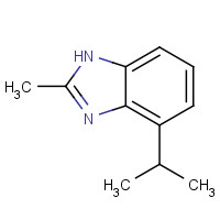 134068-85-2 2-methyl-4-propan-2-yl-1H-benzimidazole chemical structure