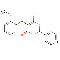 150728-08-8 4-hydroxy-5-(2-methoxyphenoxy)-2-pyridin-4-yl-1H-pyrimidin-6-one chemical structure