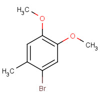 52806-46-9 1-bromo-4,5-dimethoxy-2-methylbenzene chemical structure