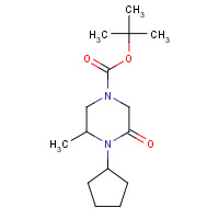 1284246-35-0 tert-butyl 4-cyclopentyl-3-methyl-5-oxopiperazine-1-carboxylate chemical structure