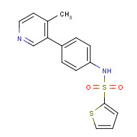 1357092-92-2 N-[4-(4-methylpyridin-3-yl)phenyl]thiophene-2-sulfonamide chemical structure