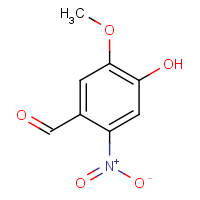 2454-72-0 4-hydroxy-5-methoxy-2-nitrobenzaldehyde chemical structure