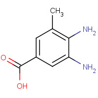 37901-95-4 3,4-diamino-5-methylbenzoic acid chemical structure