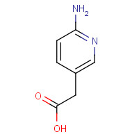 39658-45-2 2-(6-aminopyridin-3-yl)acetic acid chemical structure