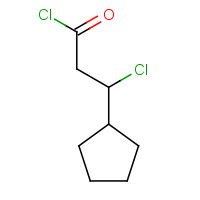 1253790-56-5 3-chloro-3-cyclopentylpropanoyl chloride chemical structure