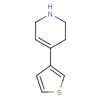 50461-53-5 4-thiophen-3-yl-1,2,3,6-tetrahydropyridine chemical structure