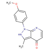 1417333-22-2 1-(4-methoxyphenyl)-3-methyl-2H-pyrazolo[3,4-b]pyridin-4-one chemical structure