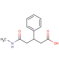 92410-30-5 5-(methylamino)-5-oxo-3-phenylpentanoic acid chemical structure