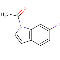 1000342-92-6 1-(6-iodoindol-1-yl)ethanone chemical structure
