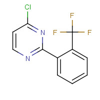 1155598-43-8 4-chloro-2-[2-(trifluoromethyl)phenyl]pyrimidine chemical structure
