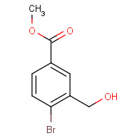 254746-40-2 methyl 4-bromo-3-(hydroxymethyl)benzoate chemical structure