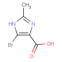 1093261-50-7 5-bromo-2-methyl-1H-imidazole-4-carboxylic acid chemical structure