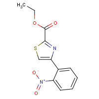 172848-60-1 ethyl 4-(2-nitrophenyl)-1,3-thiazole-2-carboxylate chemical structure