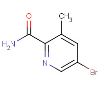 1400645-41-1 5-bromo-3-methylpyridine-2-carboxamide chemical structure