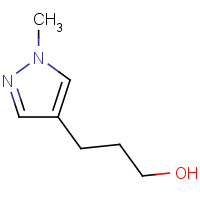 192661-38-4 3-(1-methylpyrazol-4-yl)propan-1-ol chemical structure