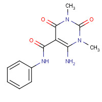 61317-83-7 4-amino-1,3-dimethyl-2,6-dioxo-N-phenylpyrimidine-5-carboxamide chemical structure