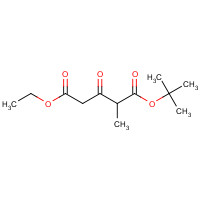 66643-80-9 1-O-tert-butyl 5-O-ethyl 2-methyl-3-oxopentanedioate chemical structure