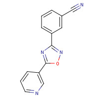 1033723-97-5 3-(5-pyridin-3-yl-1,2,4-oxadiazol-3-yl)benzonitrile chemical structure