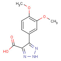 716361-81-8 5-(3,4-dimethoxyphenyl)-2H-triazole-4-carboxylic acid chemical structure