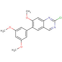 1538605-42-3 2-chloro-6-(3,5-dimethoxyphenyl)-7-methoxyquinazoline chemical structure