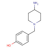 1039955-07-1 4-[(4-aminopiperidin-1-yl)methyl]phenol chemical structure