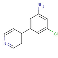 1426806-67-8 3-chloro-5-pyridin-4-ylaniline chemical structure