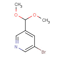 163163-79-9 3-bromo-5-(dimethoxymethyl)pyridine chemical structure