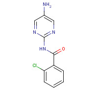 331808-81-2 N-(5-aminopyrimidin-2-yl)-2-chlorobenzamide chemical structure