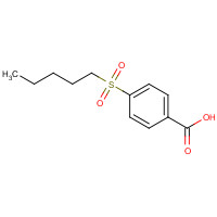 32910-75-1 4-pentylsulfonylbenzoic acid chemical structure