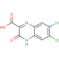 75294-00-7 6,7-dichloro-3-oxo-4H-quinoxaline-2-carboxylic acid chemical structure