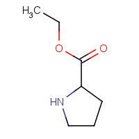 60169-67-7 ethyl pyrrolidine-2-carboxylate chemical structure