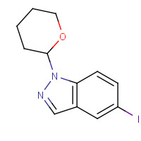 1337882-14-0 5-iodo-1-(oxan-2-yl)indazole chemical structure