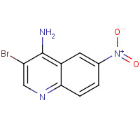 90224-83-2 3-bromo-6-nitroquinolin-4-amine chemical structure