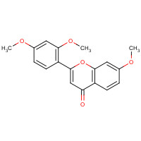 7578-51-0 2-(2,4-dimethoxyphenyl)-7-methoxychromen-4-one chemical structure