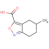 1316723-46-2 5-methyl-4,5,6,7-tetrahydro-2,1-benzoxazole-3-carboxylic acid chemical structure