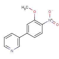 103347-92-8 3-(3-methoxy-4-nitrophenyl)pyridine chemical structure