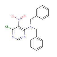 882272-97-1 N,N-dibenzyl-6-chloro-5-nitropyrimidin-4-amine chemical structure