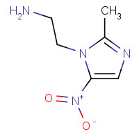 55881-33-9 2-(2-methyl-5-nitroimidazol-1-yl)ethanamine chemical structure