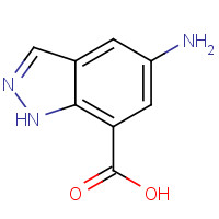 885272-13-9 5-amino-1H-indazole-7-carboxylic acid chemical structure